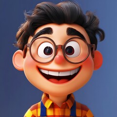 Fototapeta premium clown with a big smile