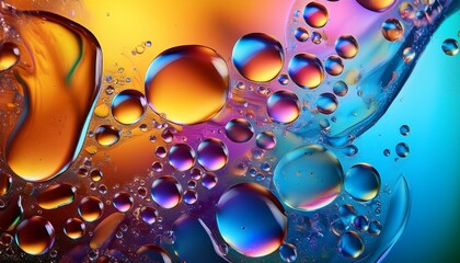 Abstract Oil Bubbles