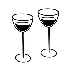 celebration with champagne vector design