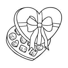 romantic chocolate box design