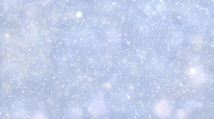 Fototapeta premium Soft pastel light blue and baby pink background with white sparkles and shiny sequins for festive winter and Christmas design. Delicate glitter texture with space for text in high resolution and detai