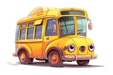 Beautiful colorful fictional cartoon car with pronounced headlights, abstract vivid composition consists of fictional unreal fantastic vision on background