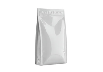 Isolated White Gusseted Bag