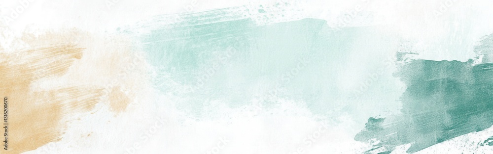 Fototapete soft pastel brush strokes on a white background creating an abstract visual effect in a modern art s
