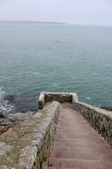 Obraz premium The Forty Steps ocean overlook