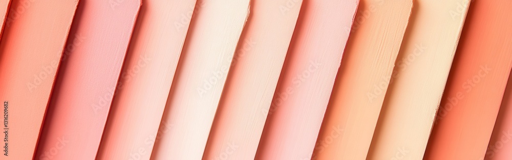 Poster elegant gradient fill showcasing seamless transitions of soft hues from light pink to peach perfect 