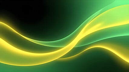 Obraz premium Colorful light waves with a sense of technology
