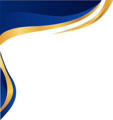 Blue Gold Elegant Certificate