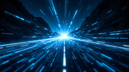 Dynamic Visual of Light Speed Travel