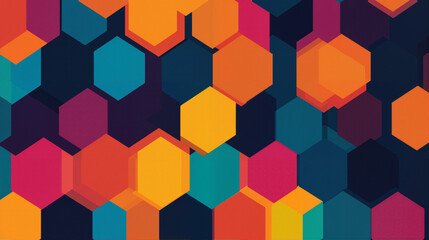 Abstract art of geometry.