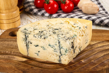 Gourmet blue cheese with mold