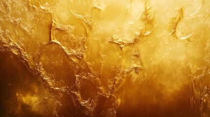 Naklejka premium A luxurious background with golden metallic liquid effects, representing modern elegance and creative design