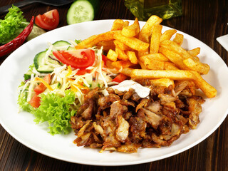 Gyros with French Fries
