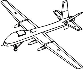 airplane isolated on white