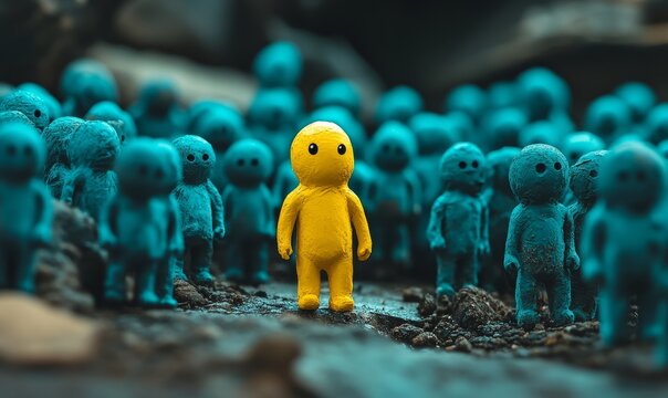 Conceptual brand differentiation is represented through the use of contrasting colors