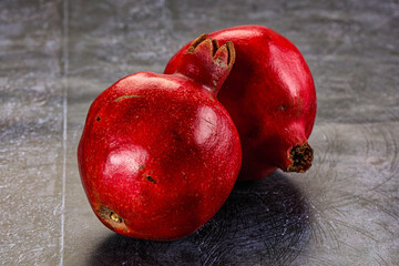 Fresh sweet juicy pomegranate fruit