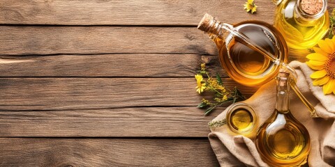 Sunflower oil banner