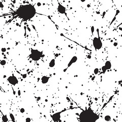 black ink splat background