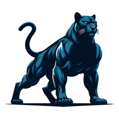 Obraz premium Puma vector and illustration.