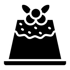 Cheesecake Vector Design Icon Style