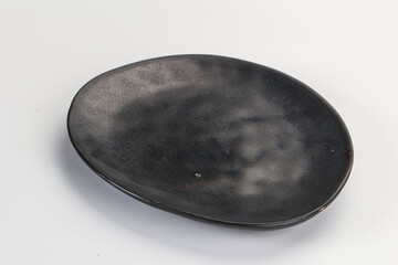 Empty clean color plate dishware