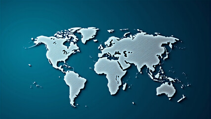 Stylized World Map Design