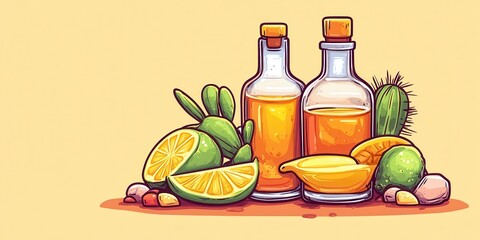 Tequila drink banner