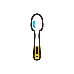 Multi color icon for tablespoon