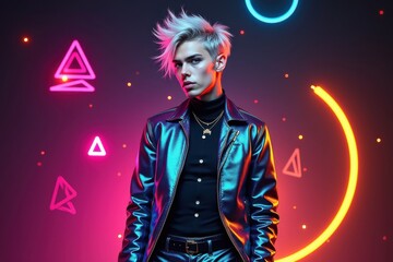 Unique album cover illustrating modern music vibes