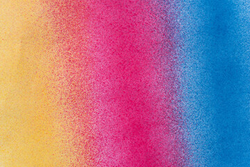 カラフルなスプレー塗料で塗った背景
