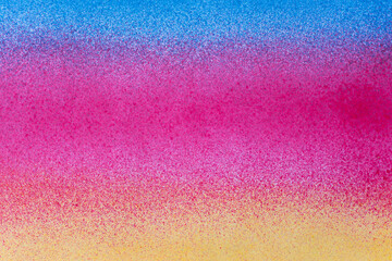 カラフルなスプレー塗料で塗った背景