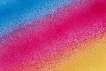 カラフルなスプレー塗料で塗った背景