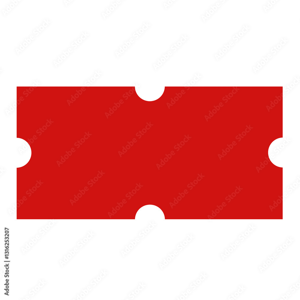 Poster red price tag shape empty design element transparent background png file