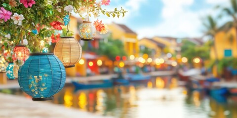 Fototapeta premium Vietnam travel banner