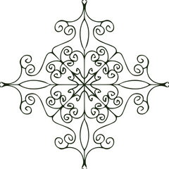 Beautiful Mandala Art and Vector Mandala Design Image.