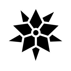 Navigation Star Vector Design Icon Style