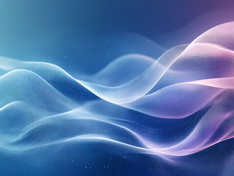 Blue - Purple Gradient Flowing Lines