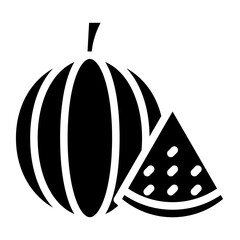 Water melon Vector Design Icon Style