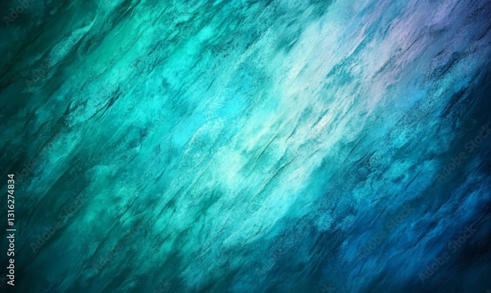 Poster this turquoise and green gradient background, complete with a textured finish, is well-suited for a 