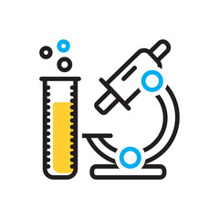 Multi color icon for lab