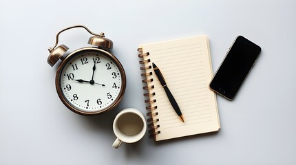 Realistic isolated everyday objects composition with high detailed textures on transparent background for modern product photography