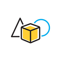 Multi color icon for object