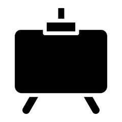 Obraz premium Easel Vector Design Icon Style