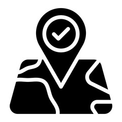Destination Vector Design Icon Style