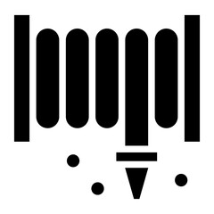 Fire Hose Vector Design Icon Style
