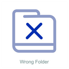 Obraz premium Wrong Folder