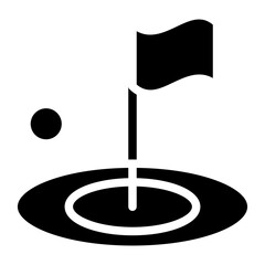 Golf Vector Design Icon Style