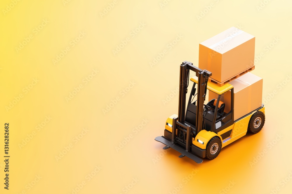 Poster automated robotic forklift for efficient movement of goods in warehouse operations