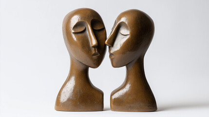 Couple Sculpture: A Touching Artistic Piece