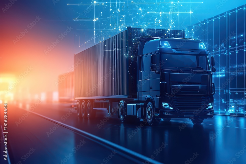 Aufkleber advanced logistics and ai-driven management for optimizing shipment efficiency